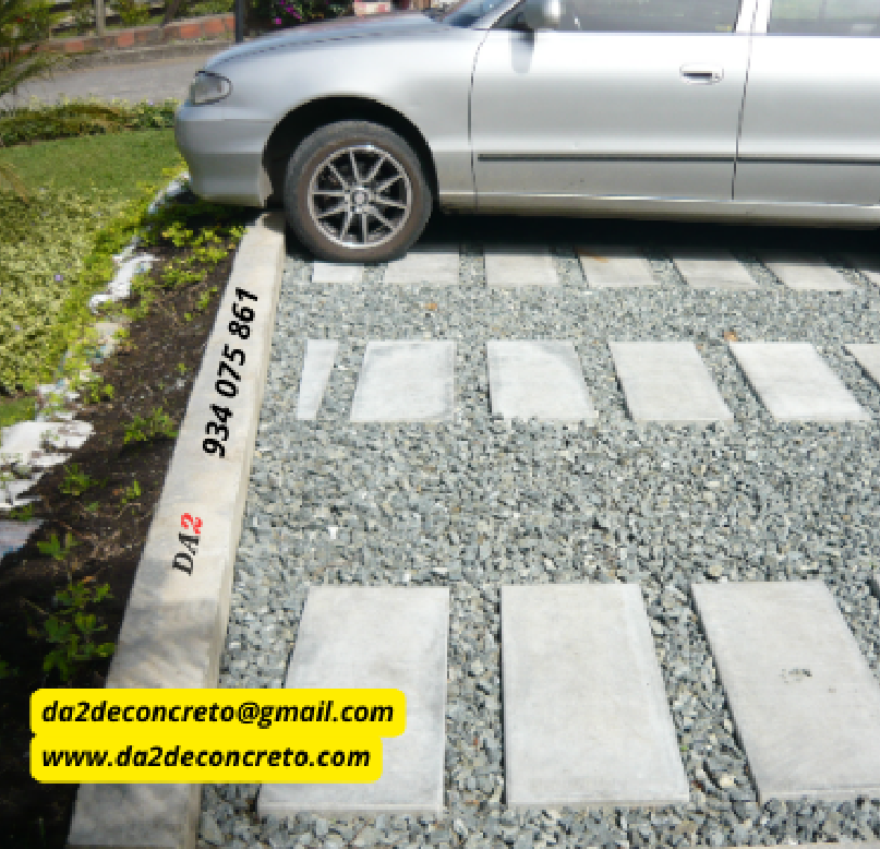 Huella de concreto para estacionamientos